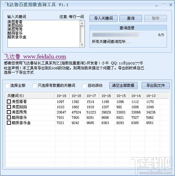 飞鲁达百度指数查询,飞鲁达百度指数查询下载,飞鲁达百度指数查询官方下载