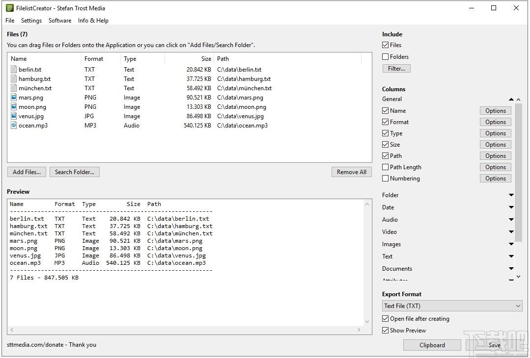 FilelistCreator下载,文件目录管理工具,文件管理