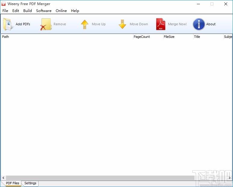 Weeny Free PDF Merger,PDF合并软件,PDF合并