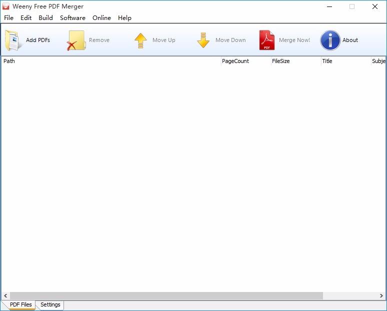 Weeny Free PDF Merger,PDF合并软件,PDF合并