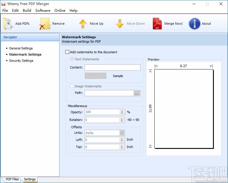 Weeny Free PDF Merger,PDF合并软件,PDF合并