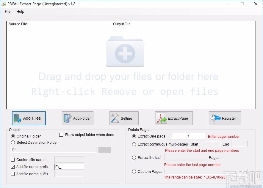 PDFdu Extract Page,PDF页面提取,PDF提取