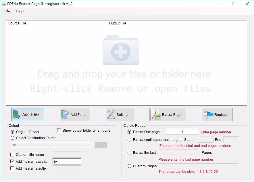PDFdu Extract Page,PDF页面提取,PDF提取