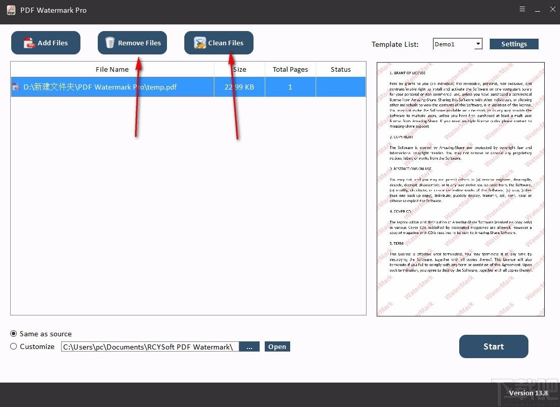 PDF Watermark Pro下载,PDF加水印软件,PDF加水印