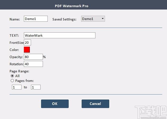 PDF Watermark Pro下载,PDF加水印软件,PDF加水印